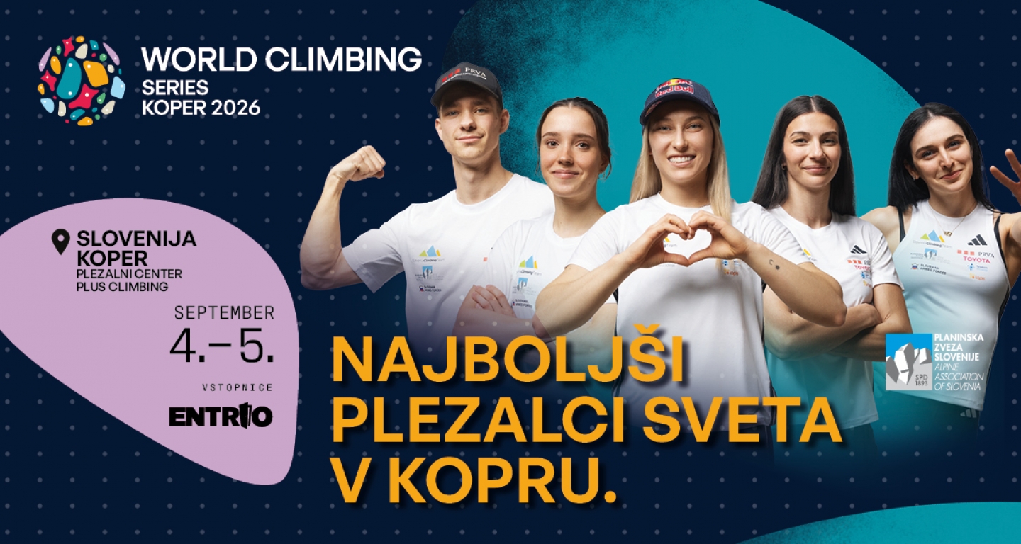Svetovna serija v športnem plezanju Koper 2026 - urnik 
