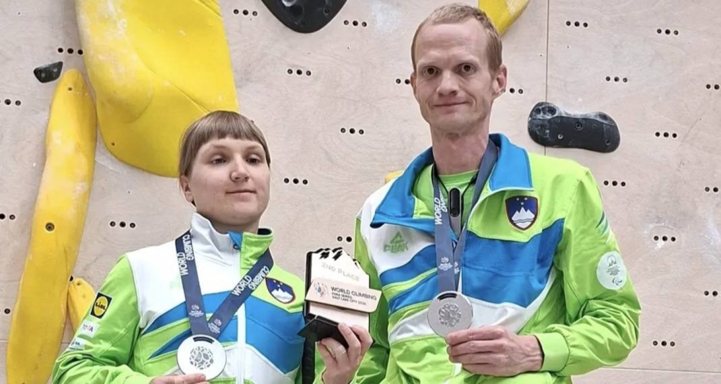 Paraplezalka Tanja Glušič in Mitja Proje s srebrom vstopila v novo sezono