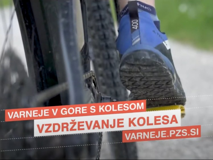 Varneje v gore s kolesom| vzdrževanje kolesa - mazanje