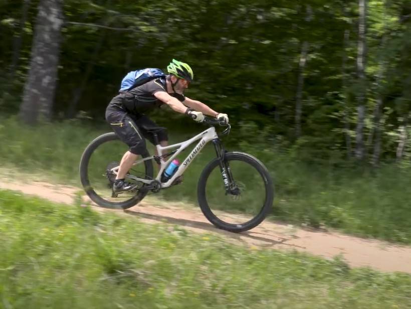 Varneje v gore s kolesom| zaviranje