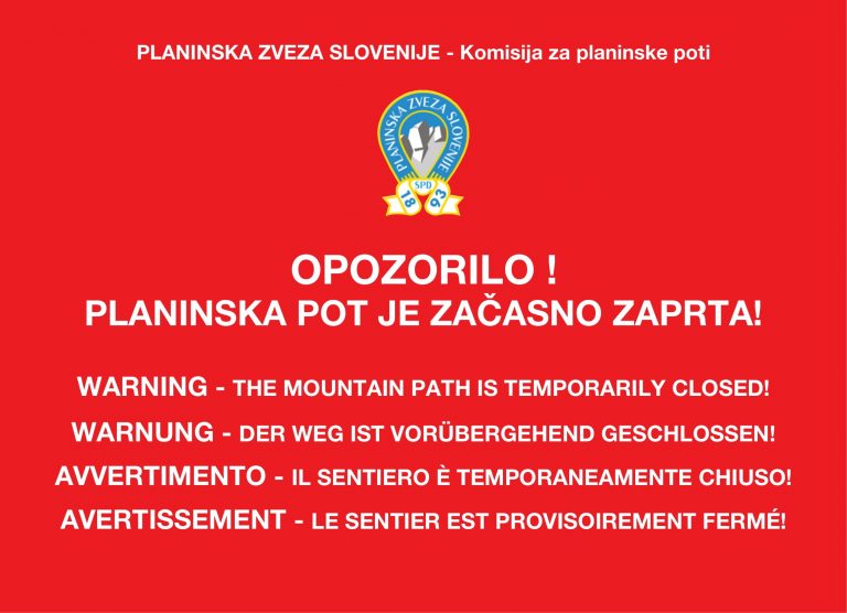 Zapora poti